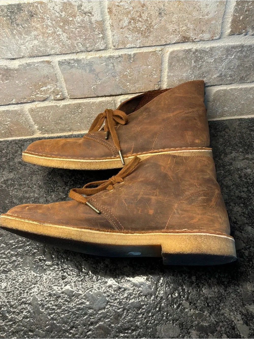 Clark’s Bushacre 2 men’s boot beeswax leather size 9.5-brown Amazon.com | Clarks Collection Mens Bushacre 2 Ankle Boots  main image 2